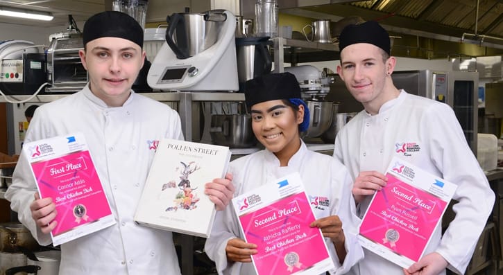 Well done to all the students who took part in the Food Demonstration Day and Competition Showcase organised by South Eastern Regional College (SERC) in partnership with Ards and North Down Borough Council.